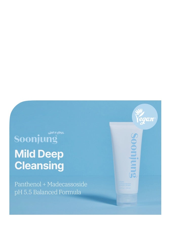 ETUDE CO.,LTD. ETUDE SoonJung 5.5 Foam Cleanser, 150ml - Image 4