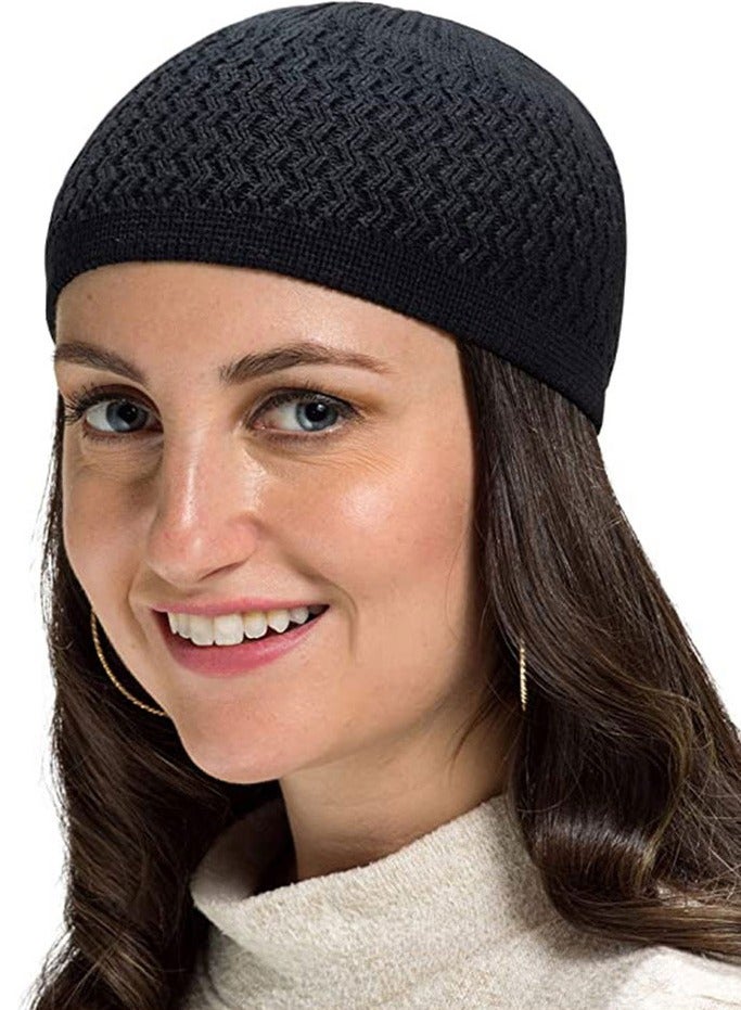 Pullover Knitted Hat Men's And Women's Warm Hat - Image 1