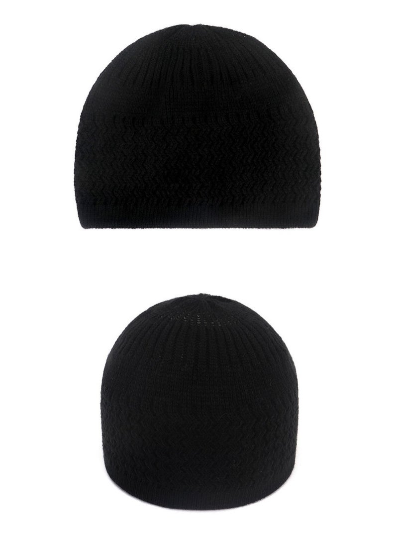 Pullover Knitted Hat Men's And Women's Warm Hat - Image 2