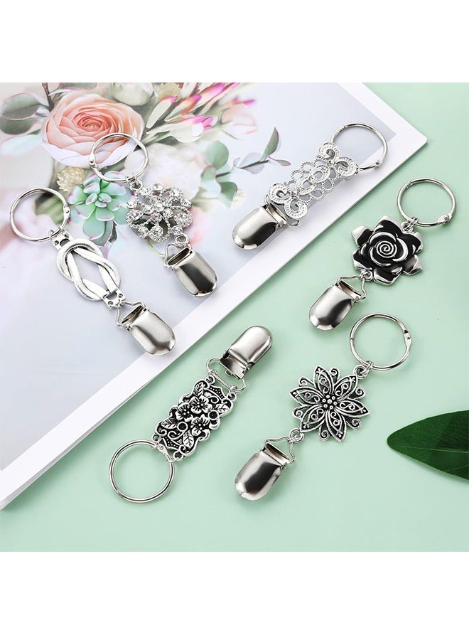 6Pcs Vintage Hat Clips, Metal Hat Clip for Travel on Bag Hat Holder for Bag Cap Clips for Hats for Men Women Luggage Outdoor Travel Accessory - Image 3