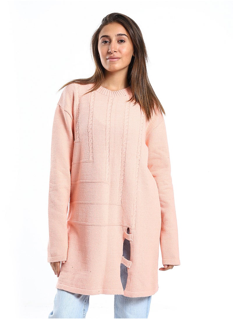 Caesar - Wool women Pullover With Multi Design - Image 1