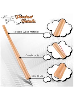 Excefore 14 Pieces Dip Pen Nibs Holders with Comic Pen Nib Set Calligraphy Wooden Drawing Pen Holder with Stainless Steel Pen Nib for Writing Painting Signing Present  - Image 3