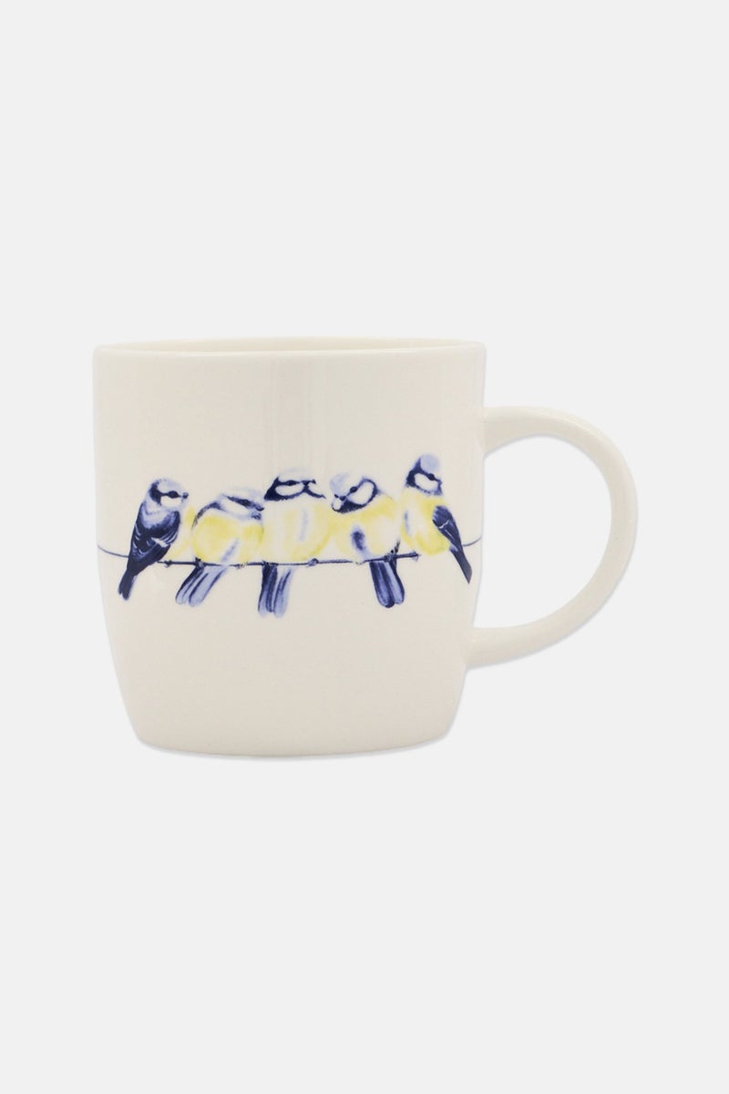 KitchenCraft Ceramic Graphic Print Mug 425 ml, Multicolor - Image 1