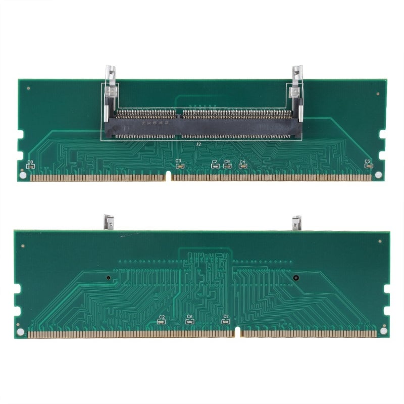 محول DDR3 لأجهزة الكمبيوتر المحمولة SO-DIMM إلى بطاقة تحويل DIMM لأجهزة الكمبيوتر المكتبية - وحدة نقل الذاكرة لإعادة استخدام ذاكرة DDR3 للكمبيوتر المحمول في أجهزة الكمبيوتر المكتبية - متينة لاختبار الذاكرة - Image 4