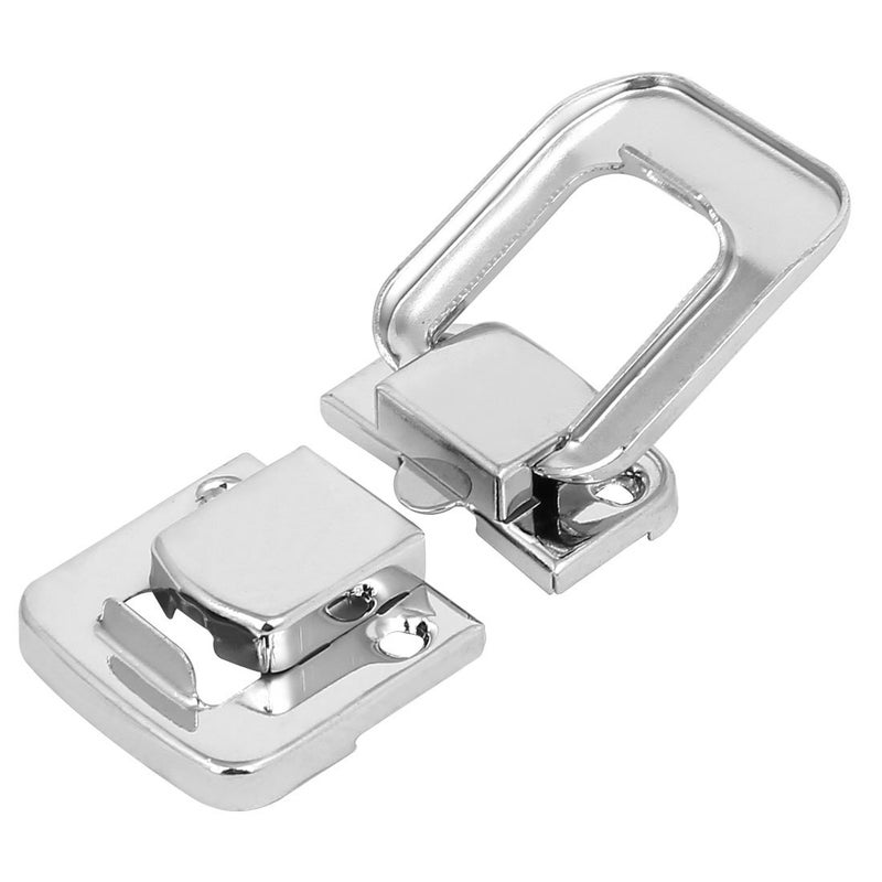 uxcell uxcell Suitcase Briefcase Wooden Case 47mm Long Metal Toggle Latches Hasp Lock 2pcs  - Image 2