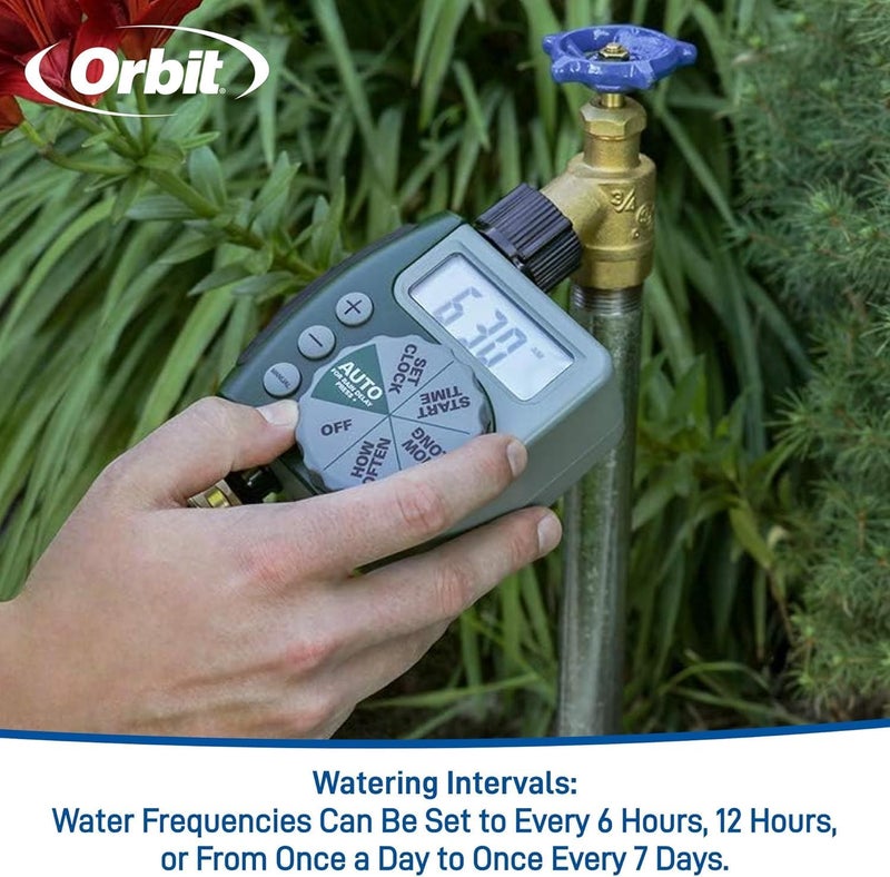 ORBIT 3-Pack 62061Z 1-Outlet Programmable Hose Faucet Timer - Convenient and Programmable Watering Control - Image 5
