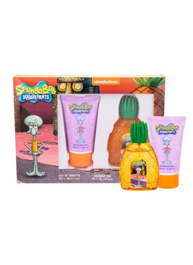 Spongebob Squarepants SpongeBob Squarepants Squidward Set Kids EDT 50ml + S/G 75ml 