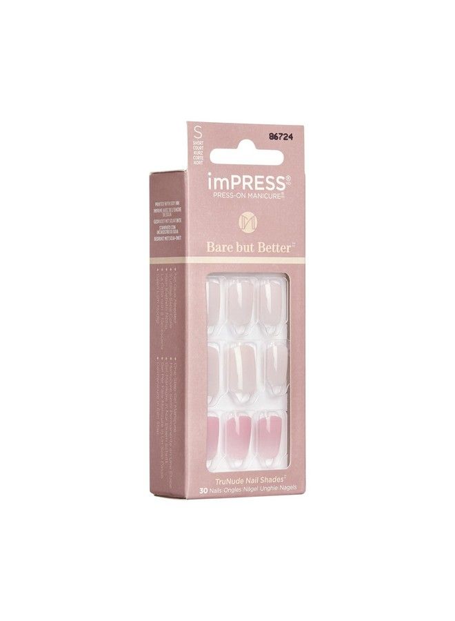 Impress Press Presson Nails Bare But Better Manicure Set Nude Glue On Nails - Image 4