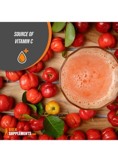 BULKSUPPLEMENTS.COM Acerola Cherry Extract (25% Vitamin C) Vitamin C Powder Acerola Cherry Powder Natural Vitamin C Supplement Plant Based Vitamin C Acerola Powder (250 Grams 8.8 Oz)  - Image 5