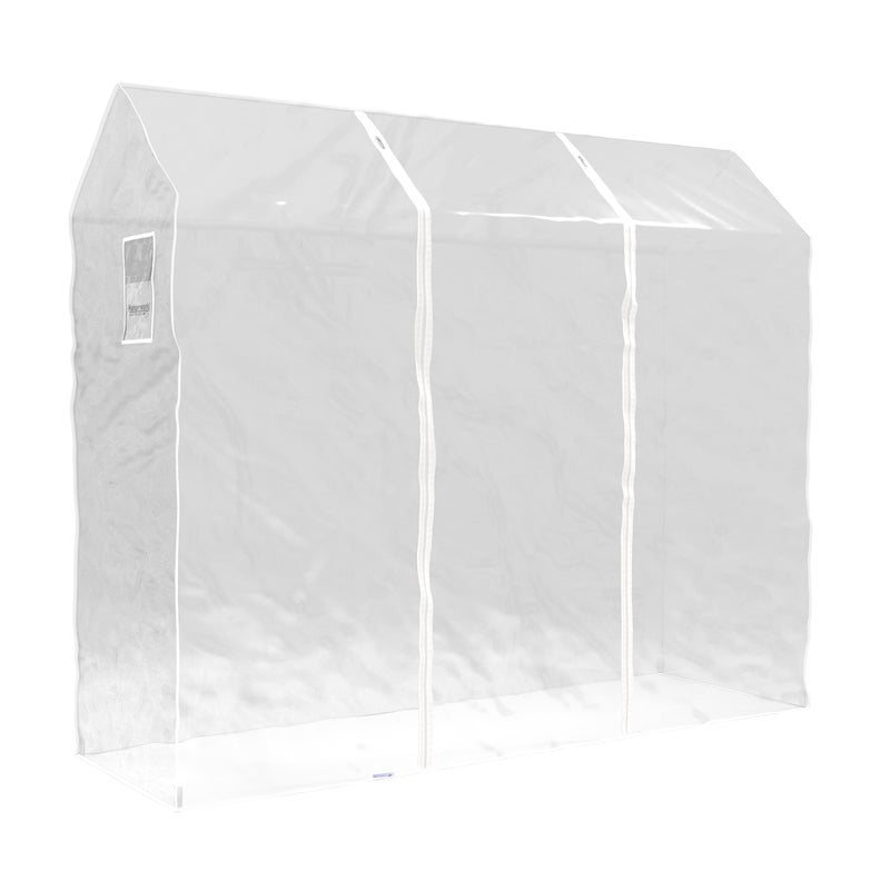 HANGERWORLD 6ft Clothes Garment Rack Cover for Open Closet Clear Showerproof COVER ONLY (72"x24") - Image 5