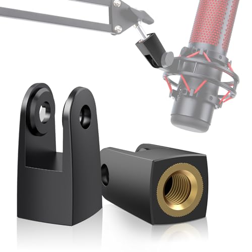 YOUSHARES 2 Pack HyperX Quadcast Stand Adapter for HyperX Microphone, Replacement Quadcast Adapter for HyperX Quadcast Boom Arm by YOUSHARES - Image 1