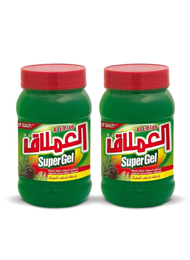 Al Emlaq Multi-Purpose Cleaner Super Gel - Pine Oil 2 x2kg - Image 1