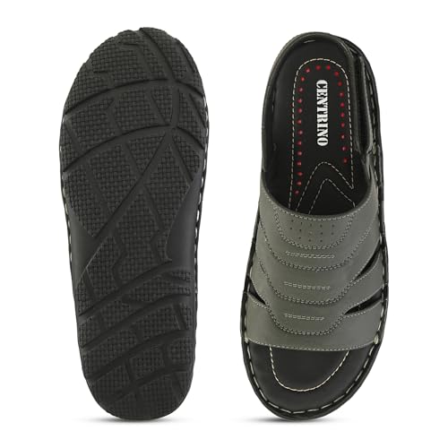 Centrino Sandal for Men | Grip Insole for Stability | Modern Look with Straps | Comfortable Footwear 9265-4 - Image 4