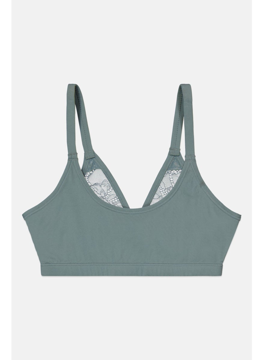 Etam Women Non Padded Bra, Sage  - Image 2