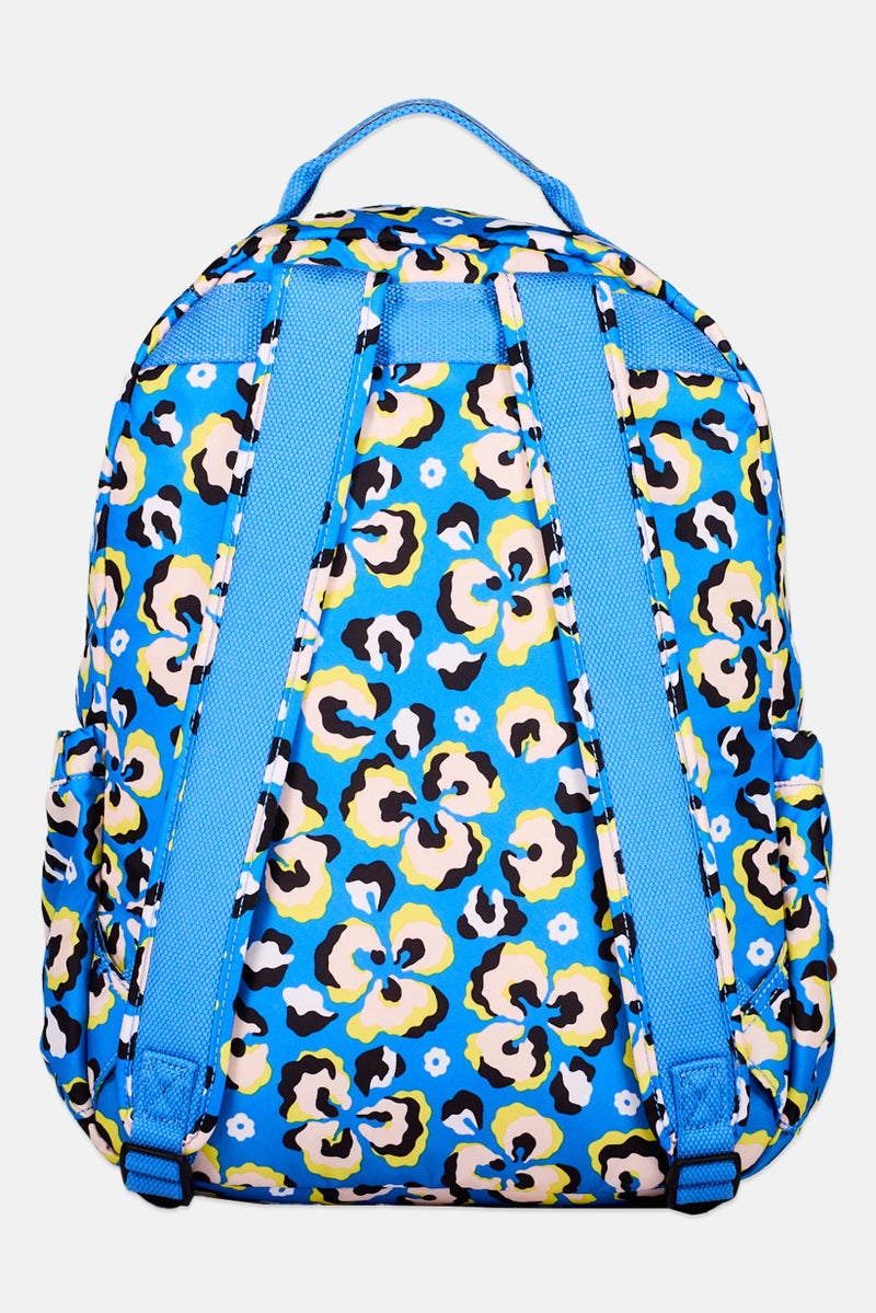 kipling Women Allover Printed Backpack, Multicolor  - Image 3