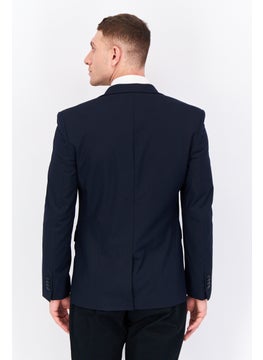 Men Regular Fit Solid Formal Blazer, Deep Navy - pzsku/Z563491C87419B766EE2AZ/45/_/1739715519/91385745-266e-4e5a-8d6c-2e261eec9402