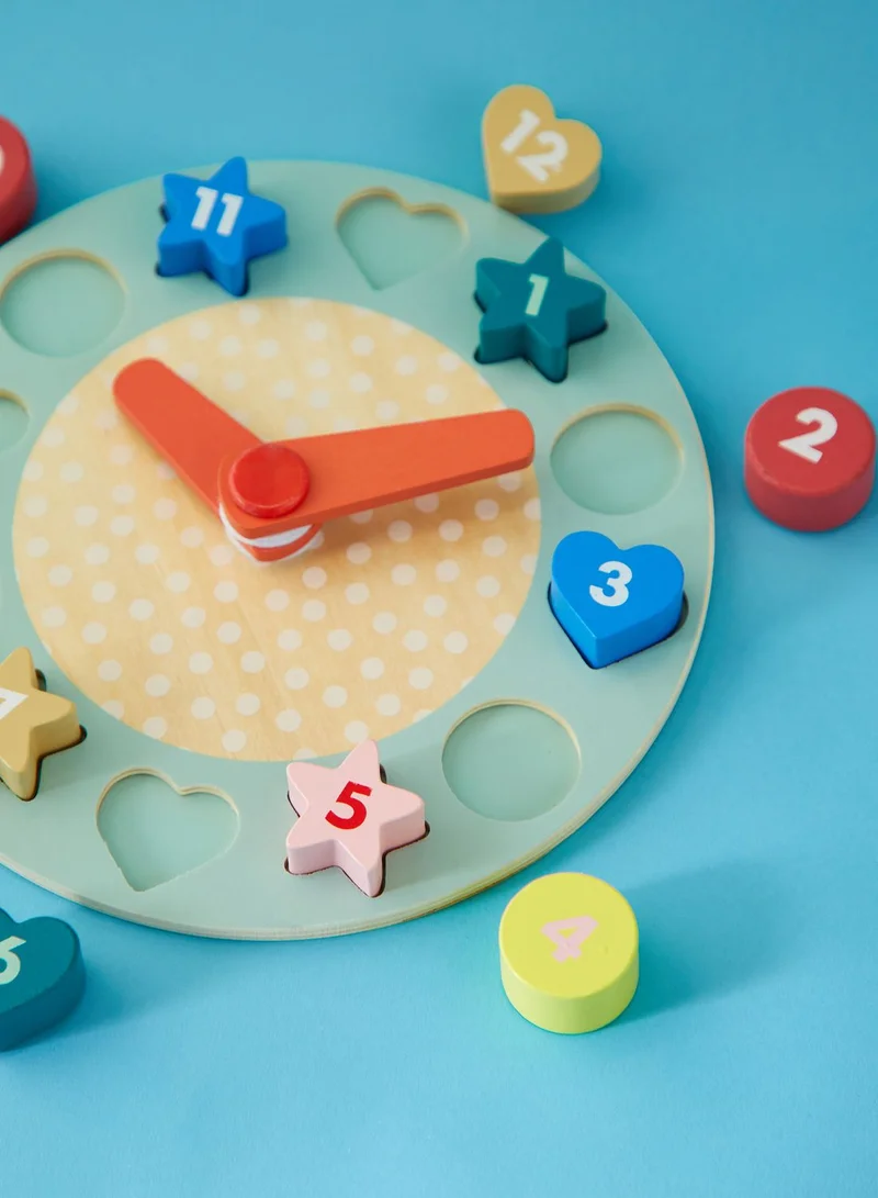 Hema Kids Puzzle Clock Toy