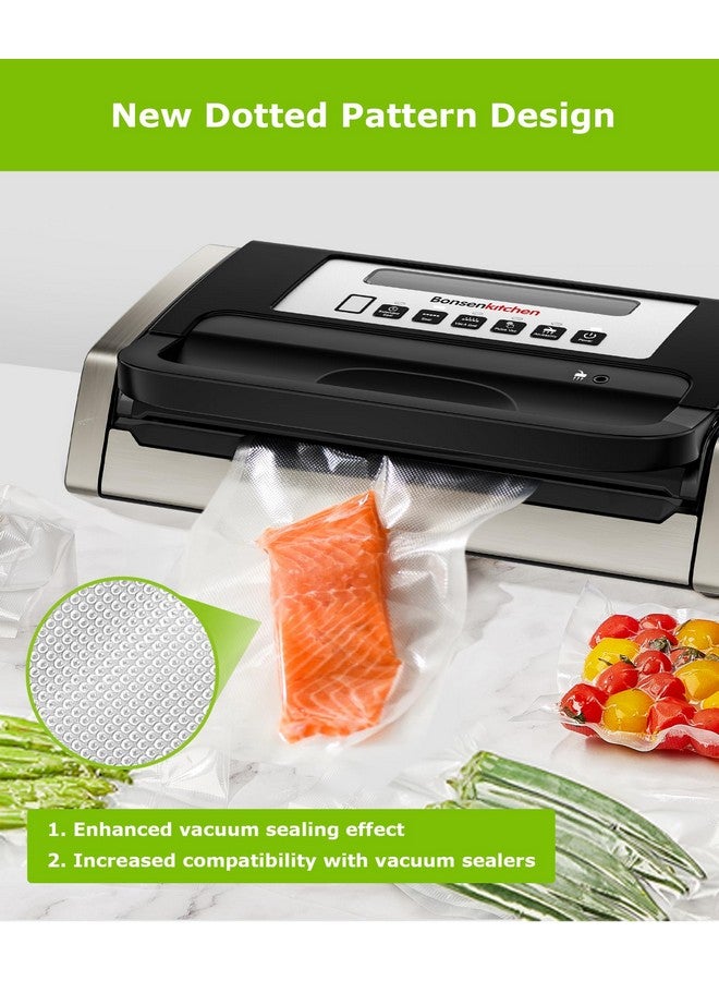 Bonsenkitchen [2025 Upgraded] Bonsenkitchen 6 Rolls 11" x 16' Vacuum Sealer Bags for Food with a Color Box, Easy to Store, Commercial Grade, BPA Free, Great for Food Storage or Sous Vide, VB21 - Image 4