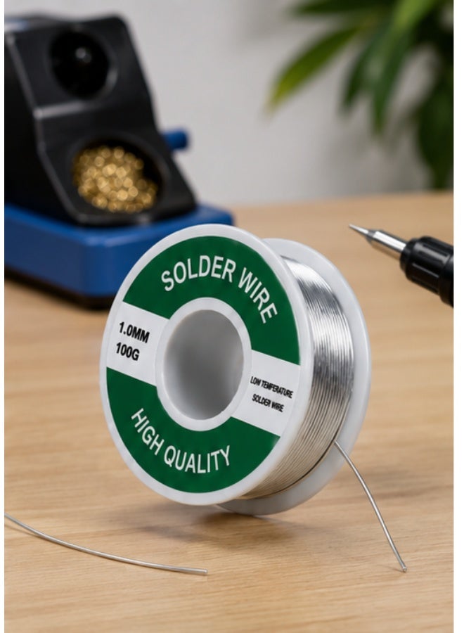 Low Temperature Solder Wire 1.0mm 100g – High Quality Soldering Wire for PCB Repair, Electronics, Home Appliance Repair & DIY Projects – Smooth Flow & Low Smoke - Image 2