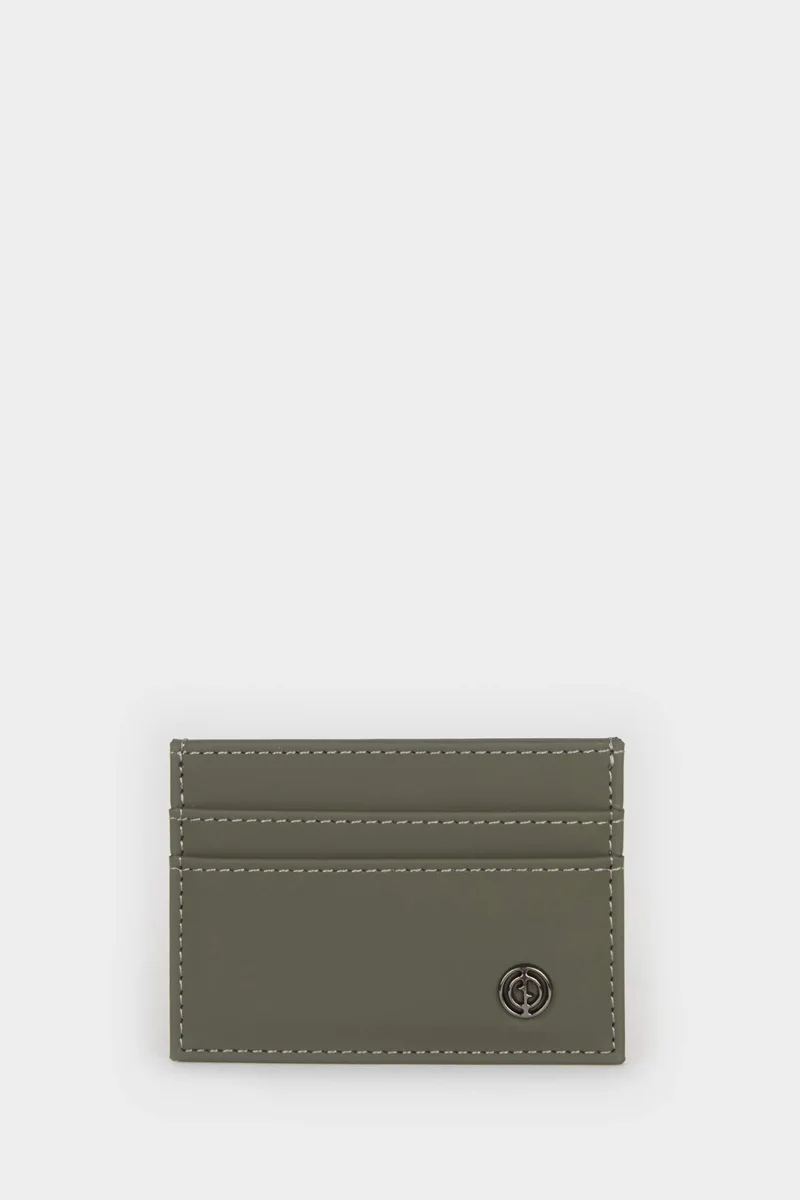 Defacto Man Faux Leather Business Card Wallet