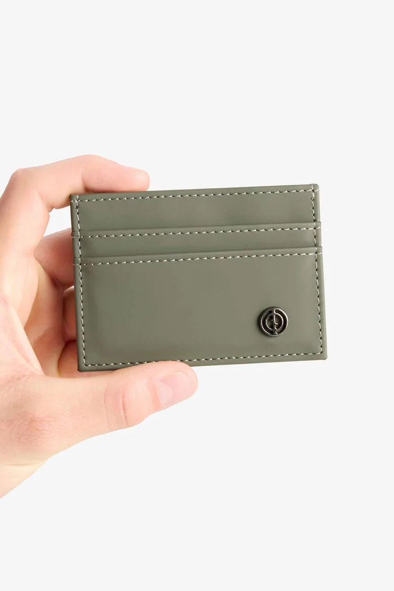 Defacto Man Faux Leather Business Card Wallet