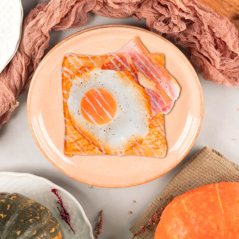 Simulation Bread Adornments PU Toast Bread Decor for Shop - Image 5