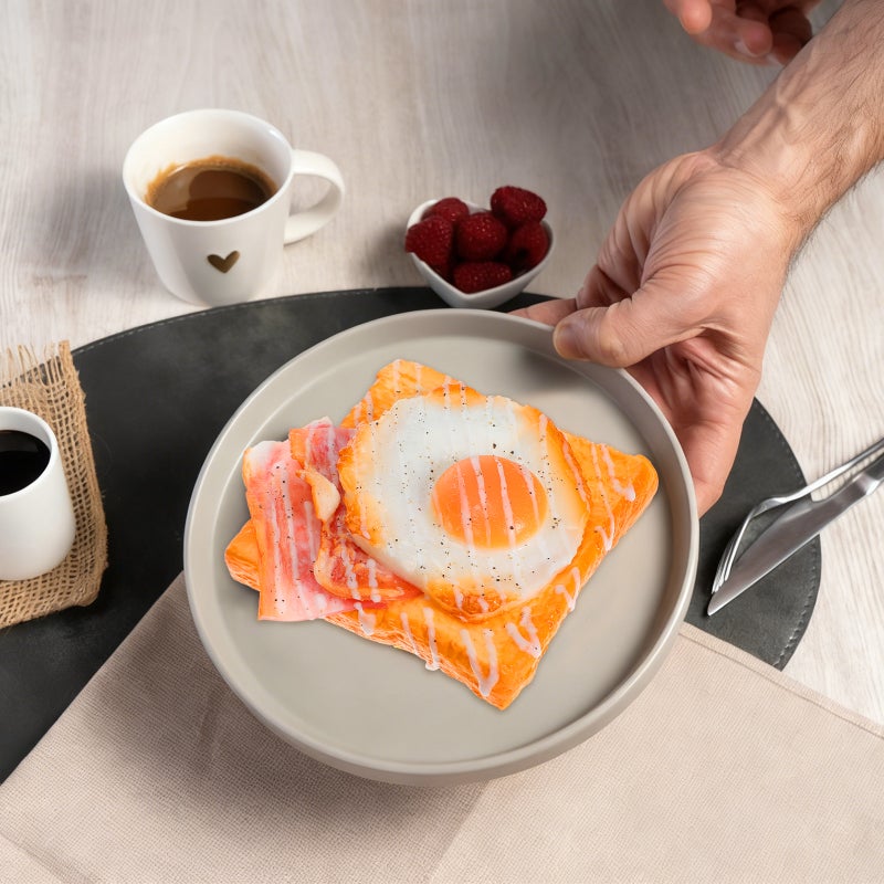 Simulation Bread Adornments PU Toast Bread Decor for Shop - Image 3