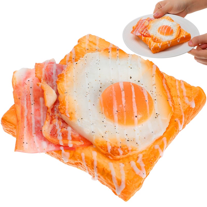Simulation Bread Adornments PU Toast Bread Decor for Shop - Image 1