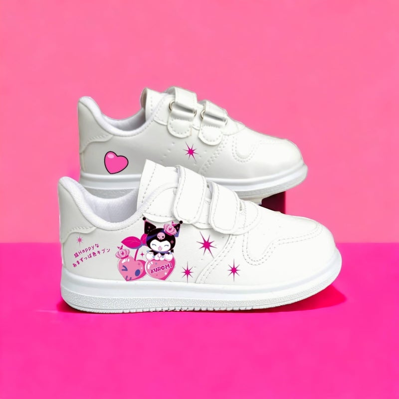 Amazoon Desing Amazon Desing Pink Sweet Cute Kuromi Printed Kids Sneakers  - Image 3