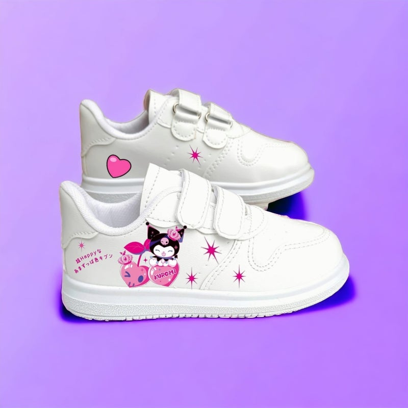 Amazoon Desing Amazon Desing Pink Sweet Cute Kuromi Printed Kids Sneakers  - Image 2