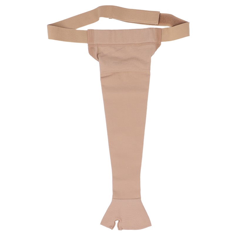 Lymphedema Compression Arm Sleeve Polyurethane Post Mastectomy Support Arm Sleeve for Swelling SupportXL Left Handed - Image 1
