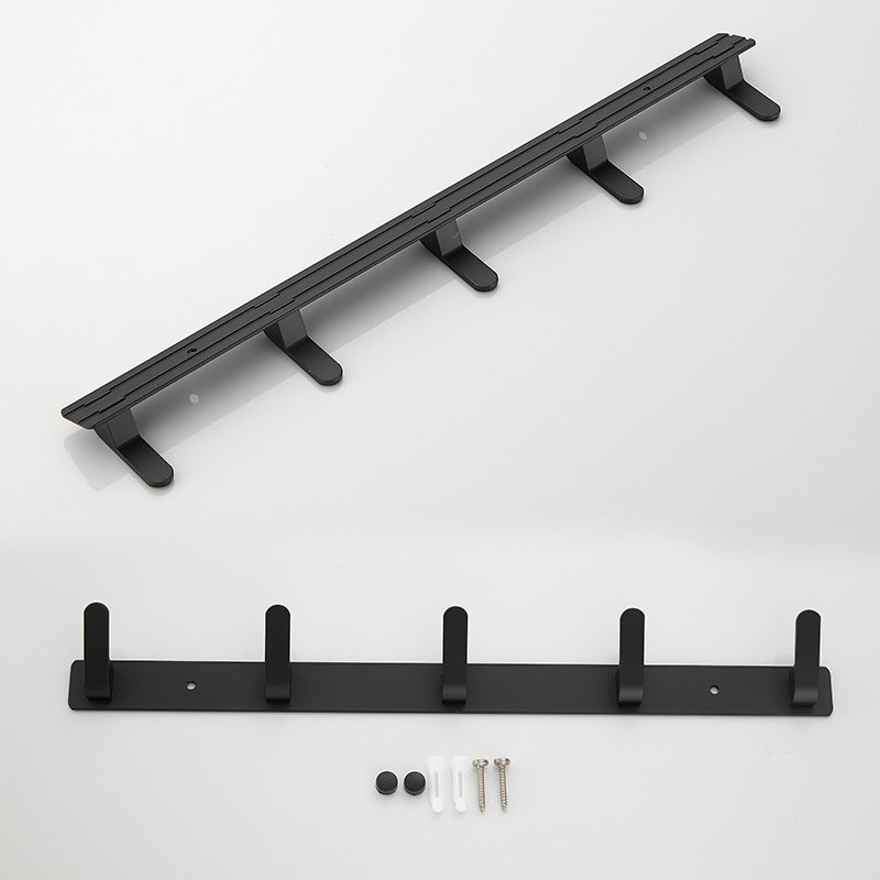 Kitchen Punch-Free Hook Bathroom Towel Rack Door Coat Hook Wall Hook Space Aluminum Coat Hook - Image 5