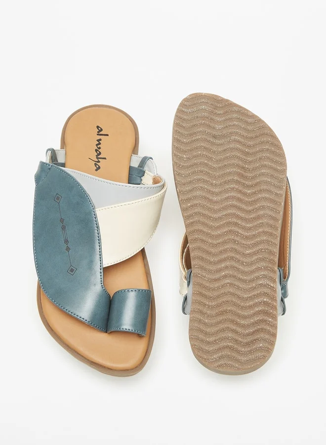 Al Waha Boys Colourblock Slip-On Arabic Sandals