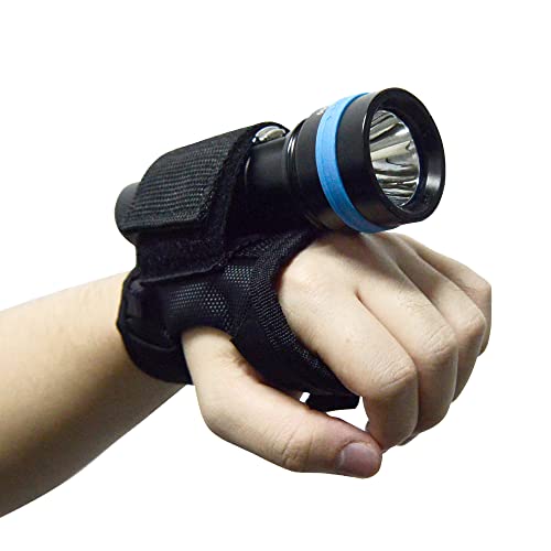 XTAR Goodman Style Glove Hand-Free Torch Holder Soft Hand Mount for Scuba Dive Lights Led Flashlight Universal Adjustable Wrist Strap Diving Accessory - Image 4