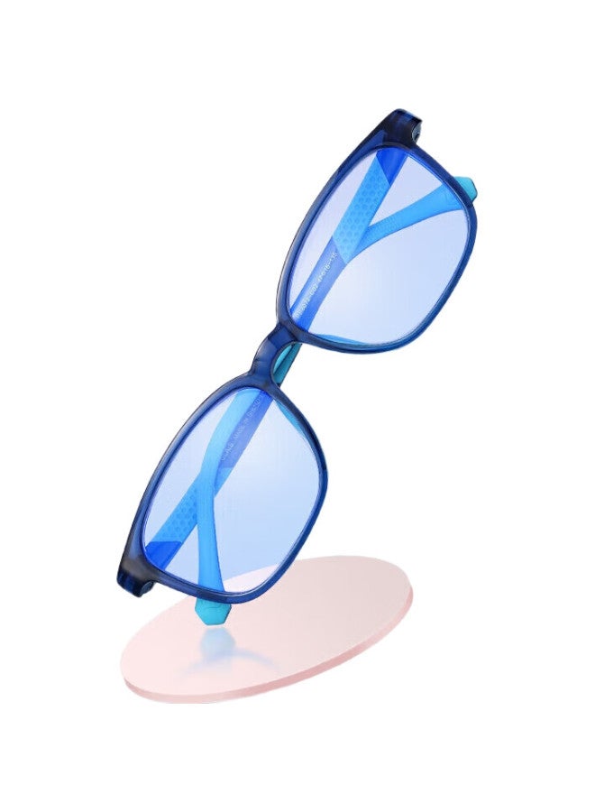 pulais Children'S Anti-Blue Light Glasses, Myopia Eyeglass Frames, Anti-Blue Light, Unisex For Boys And Girls, Dark Blue, 8072 - Image 2