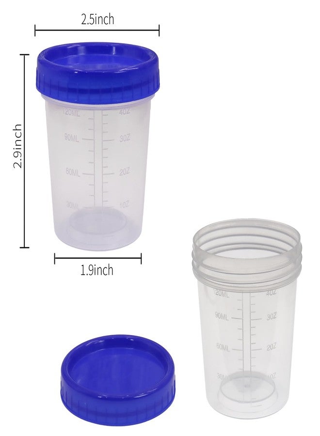 EDOBLUE 4 OZ Salad Dressing Container - Small Container with Lid Leak Proof Dressing Container with Screw Lid Reusable Stackable Plastic Dipping Container,10 Pack - Image 2