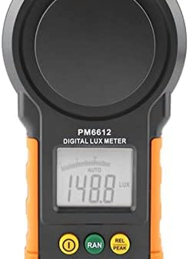 Peakmeter PM6612 مقياس لوكس رقمي عالي الدقة نطاق 200000 لوكس لقياس الإضاءة الداخلية والخارجية - Image 4