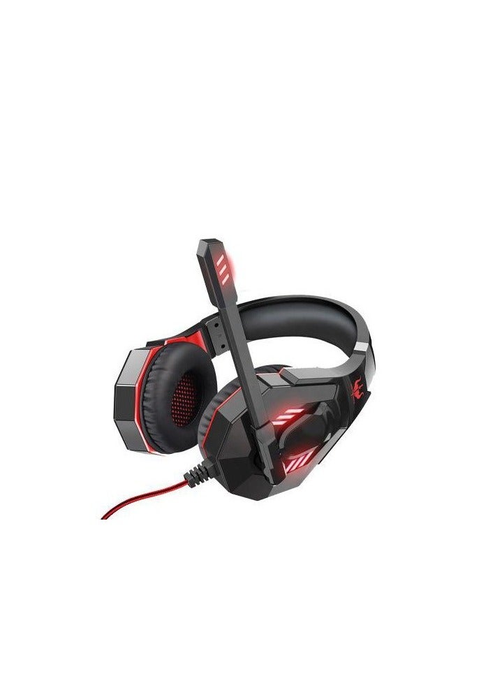OVLENG OVLENG Q10 USB Wired Gaming Headset – 7.1 Surround Sound, Noise-Cancelling Mic, LED Lighting  - Image 3