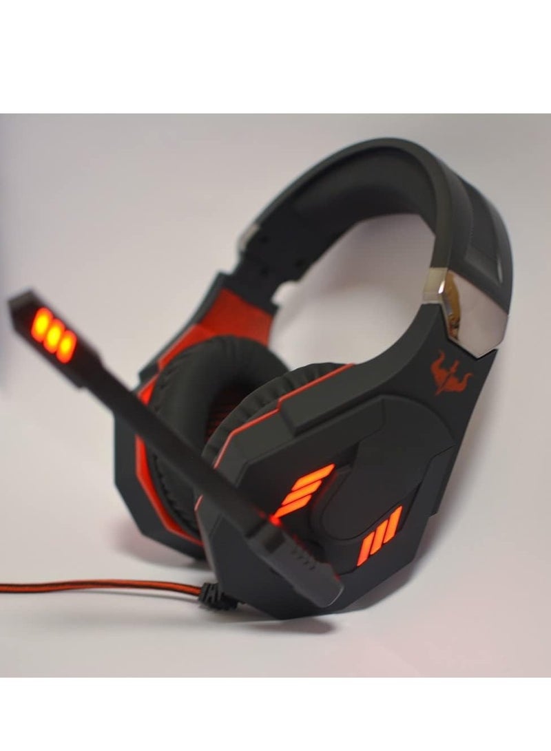 OVLENG OVLENG Q10 USB Wired Gaming Headset – 7.1 Surround Sound, Noise-Cancelling Mic, LED Lighting  - Image 5