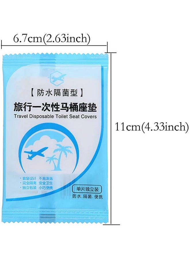 linmin 50 pcs Portable Pregnant Woman Toilet seat Travel Hotel Toilet Cover, Household Hygiene Individual Packaging Toilet Cover - Image 2