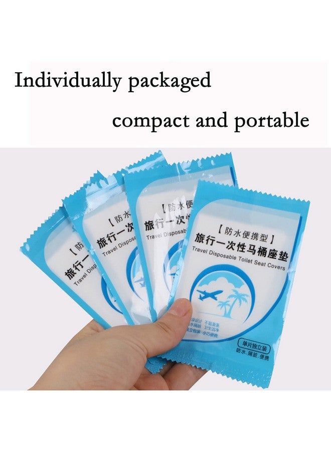 linmin 50 pcs Portable Pregnant Woman Toilet seat Travel Hotel Toilet Cover, Household Hygiene Individual Packaging Toilet Cover - Image 3