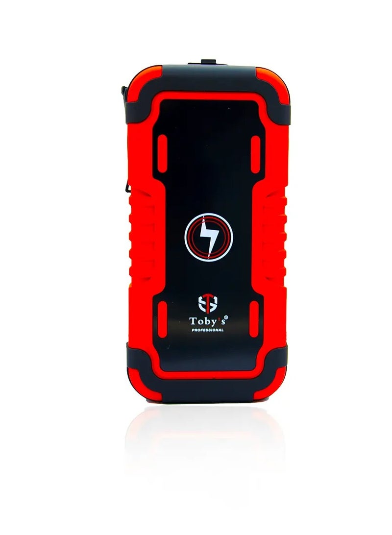 Jump Starter For Cars 8000mAh And 29.6WH With Wireless Power Bank For Electronic Devices