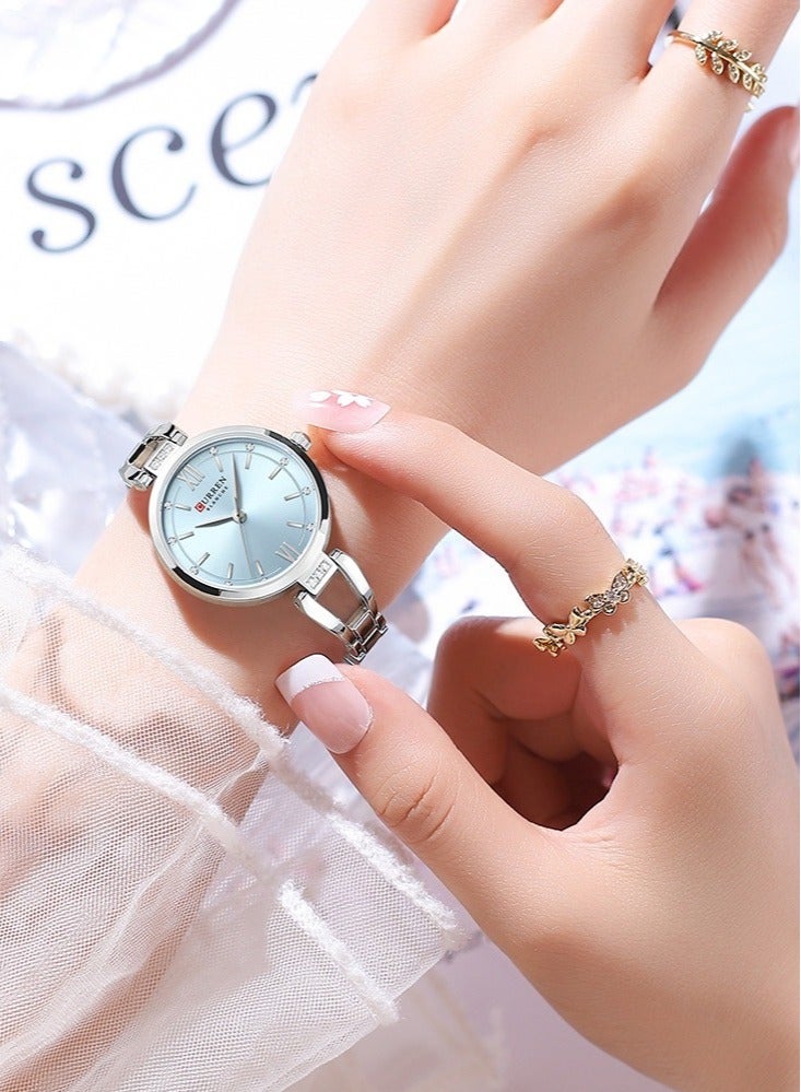 CURREN New Curren Watch 9092, Stylish Women's Quartz Watch High Quality, Stainless Steel Ladies Wristwatch - Image 3