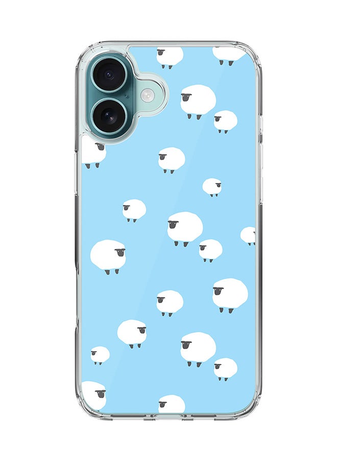 Stylizedd For iPhone 16 Plus Case [Compatible with MagSafe] Slim Magnetic cover Clear Phone Case - Counting Sheep FP - Image 1