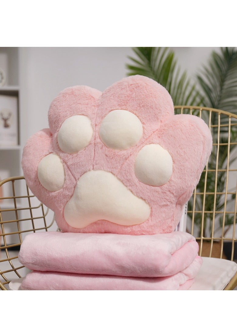 3 in 1 Travel Blanket and Pillow Set Hugging Pillow Soft Blanket Fluffy Portable Cushion with Hand Warmer Design,Hugging Pillow for Travel, Camping, Home and Office ﻿ 