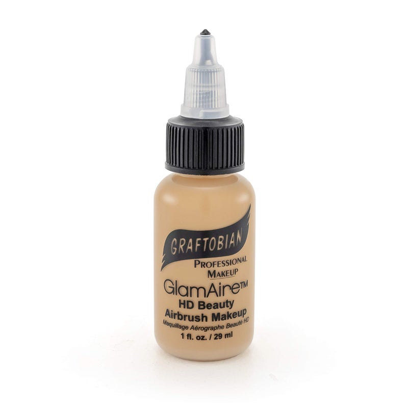 Graftobian GlamAire Airbrush Makeup by Graftobian - High Definition Airbrush Foundation, Professional Formula for Long-Lasting Wear, For Makeup Artists and Beauty Aficionados, Made in USA, Temptress
