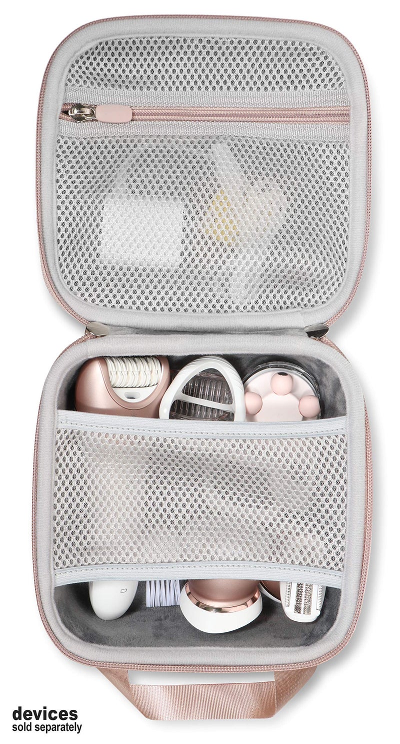GETGEAR Women's Epilator Case for Philips Satinelle Advanced Wet & dry Epilator, Prestige Bre650, DEESS Permanent hair removal, Flawless legs Women hair removal, Braun Sil-epil9 9-579 - Image 4