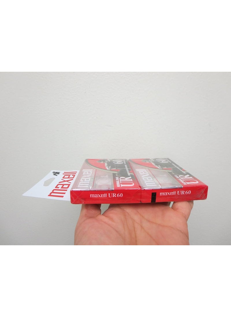 Maxell Maxell 109024 60 Minute Storage Capacity Normal Bias Type Flat Packs 2 Pack Cassettes  - Image 5