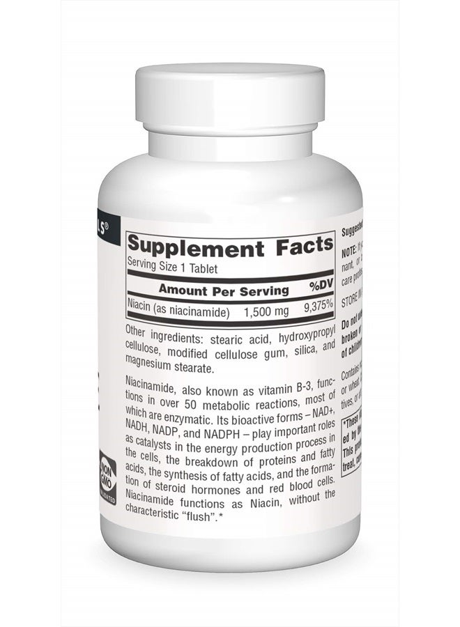 Source Naturals نياسيناميد B-3، 1500 ملغ مكمل غذائي - 50 قرص - Image 3
