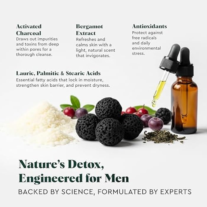 The Wolf Project Wolf Project Activated Charcoal Beads Korean Face Wash - Charcoal Face Cleanser with Oil Control Prevents Acne, Deeply Cleanses, Hydrates and Moisturizes Skin. Natural Facial Cleanser - Image 3